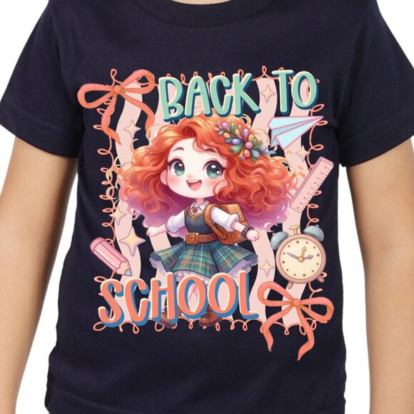 Princess Merida Back to school Graphic T-shirt for kids - Picture 3 of 5